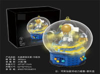 水晶球灯光音乐盒－宇航员 电动玩具
