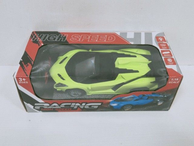 1:18不包电四通敞篷遥控车兰博基尼绿 遥控玩具