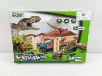 DIY单间恐龙屋 益智玩具