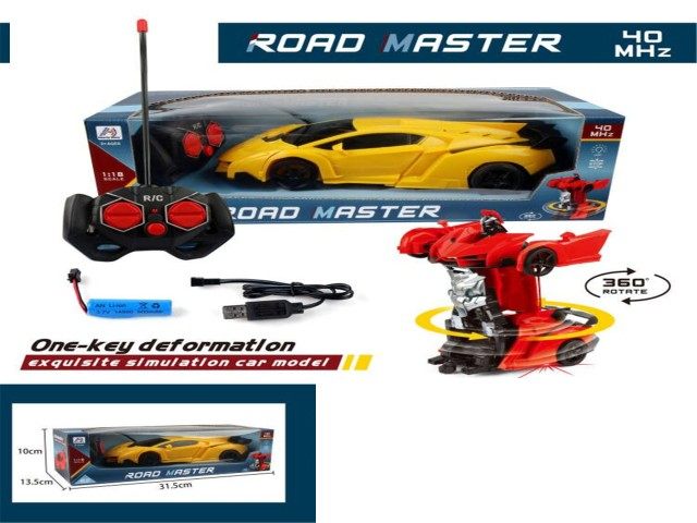 1：18五通变形遥控车 遥控玩具（带灯光，包电）