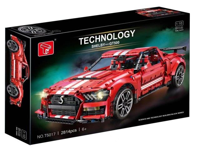 1：10 福特-野马谢尔比 GT500（红）（2814+PCS）