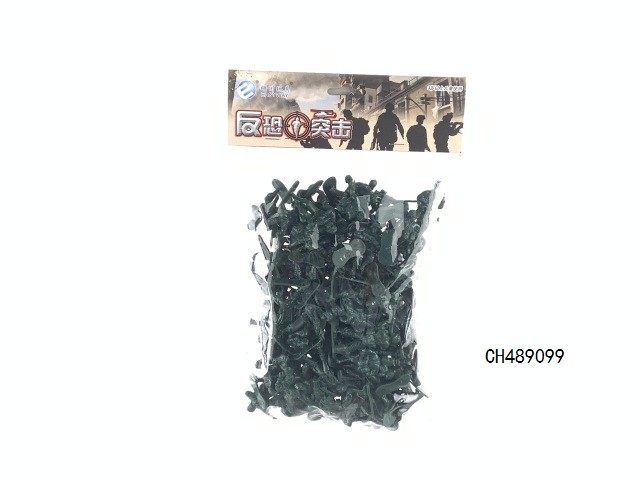 100只5CM兵人