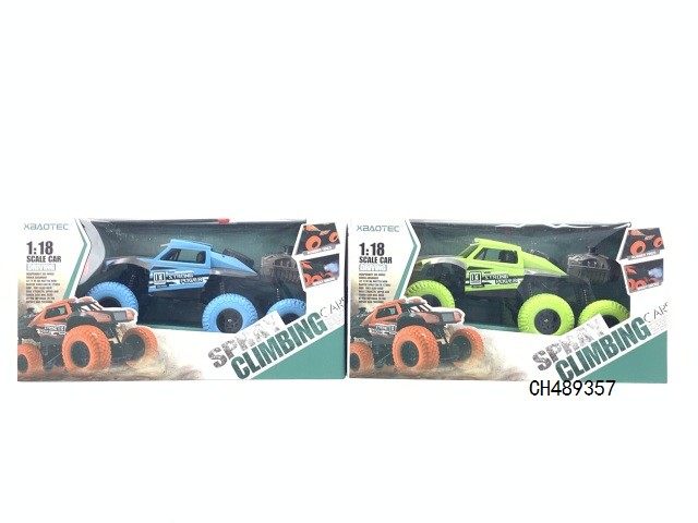 1:18 6轮遥控攀爬车 灯光 喷雾
