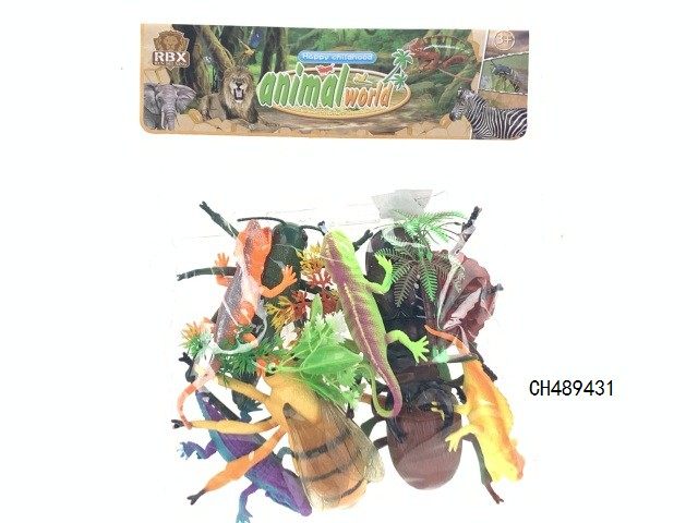 超大号4只昆虫＋中号4只昆虫