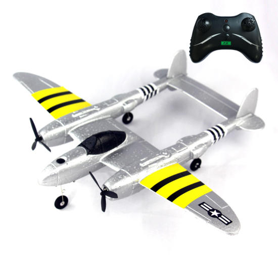 P38战斗机 遥控滑翔机 RC 遥控飞机玩具