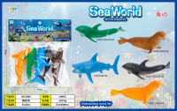 海洋世界 海洋动物玩具（5只装）