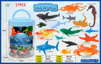 桶装海洋世界 海洋动物玩具