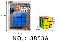 5.3CM色块三阶智力魔方益智玩具