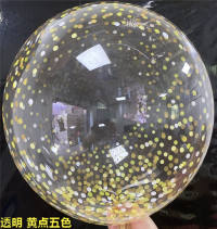 21寸彩印透明波波球气球