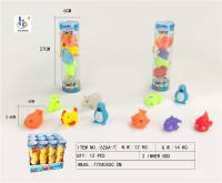 环保哨子动物5只装搪胶玩具