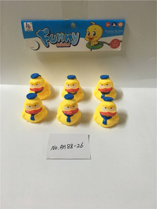 6只博士鸭搪胶玩具