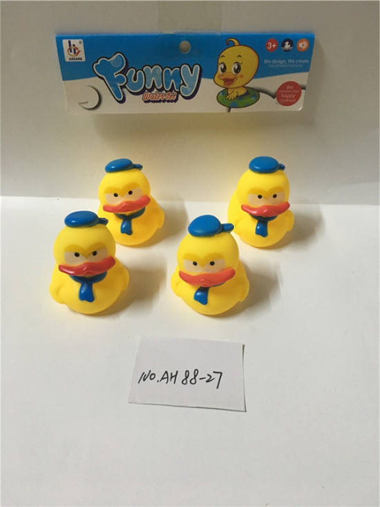 4只博士鸭搪胶玩具