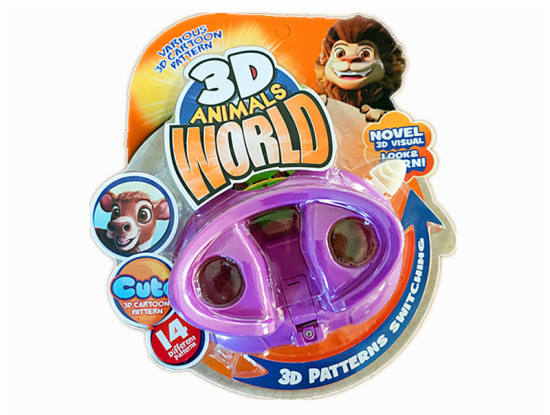 3D椭圆形动物观影机 益智玩具