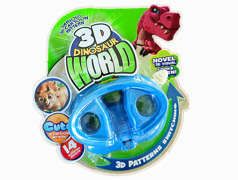 3D椭圆形恐龙观影机 益智玩具
