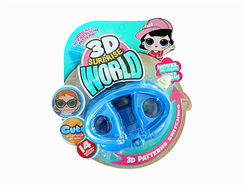 3D椭圆形娃娃观影机 益智玩具