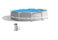 INTEX10尺圆形管架水池套装地面支架游泳池