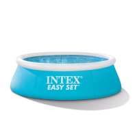 INTEX6尺碟形水池充气泳池游泳池
