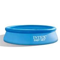 INTEX10尺碟形水池充气泳池游泳池