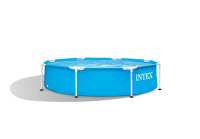 INTEX8尺圆形管架水池大型支架游泳池