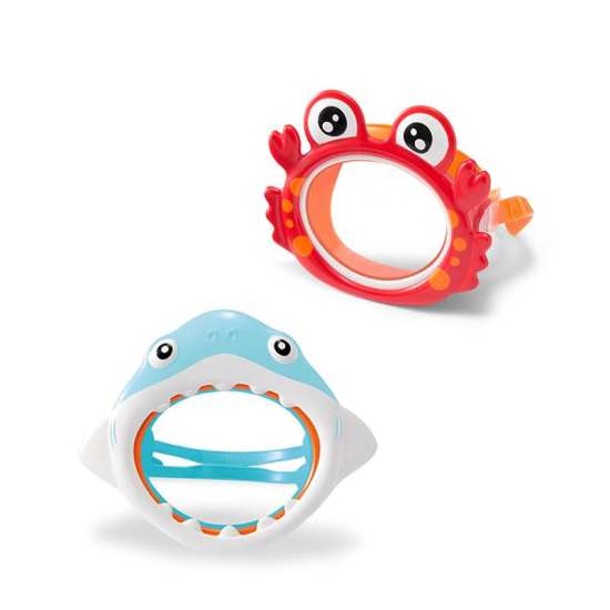 INTEX趣味蛙镜儿童动物游泳镜