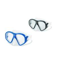 INTEX蓝色/灰色面具泳镜成人潜水运动