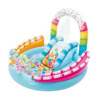 INTEX糖果圆形公园水池戏水游泳池玩具