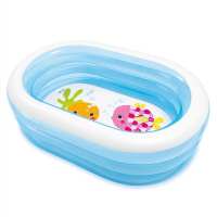 INTEX椭圆水池充气儿童游泳池