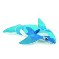 INTEX透明蓝鲸坐骑充气水上玩具