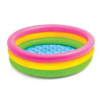 INTEX荧光三环充气水池充气儿童游泳池