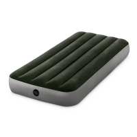 INTEX绿色单人植绒线拉空气床略小充气床垫