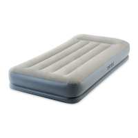 INTEX卡其内置枕头单层单人线拉空气床充气床垫