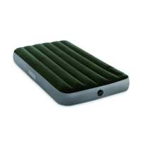 INTEX绿色单人内置脚踏气泵线拉空气床充气床垫