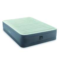 INTEX豪华浅蓝条形单人线拉空气床充气床垫
