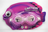 卡通红鱼泳镜（吸版）PS镜片、橡胶带