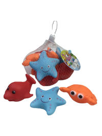 12只浴室戏水搪胶海洋动物 搪胶玩具 公仔玩具