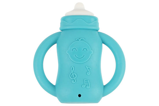 奶瓶摇铃玩具 婴儿玩具 可水煮PP+TPE牙胶摇铃