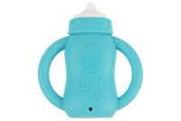 奶瓶摇铃玩具 婴儿玩具 可水煮PP+TPE牙胶摇铃