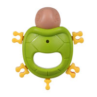 龟摇铃玩具 婴儿玩具 可水煮PP+TPE牙胶摇铃