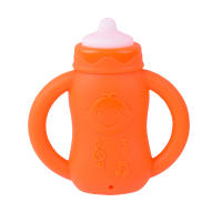 奶瓶摇铃玩具 婴儿玩具 可水煮可水煮PP+TPE牙胶摇铃