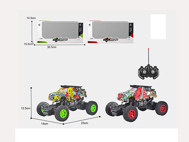 1:16 27MHz遥控5通皮卡涂鸦攀爬车不包电）