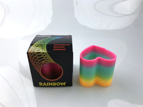 心形台湾色彩虹圈  益智玩具