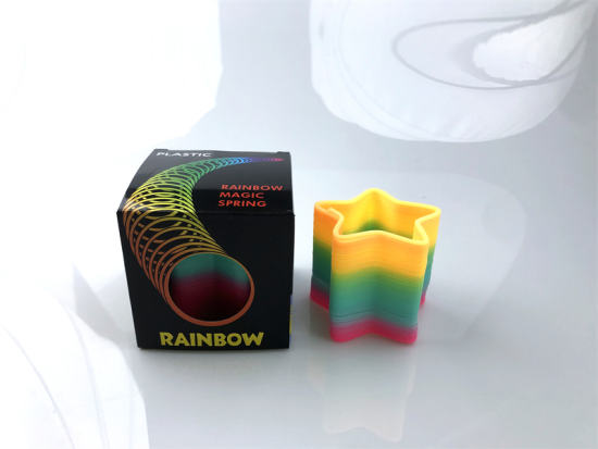五角形台湾色彩虹圈  益智玩具