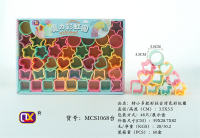特小台湾色各种形状彩虹圈 益智玩具(48只/展示盒）