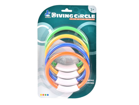 圆形潜水圈4个一套 体育玩具