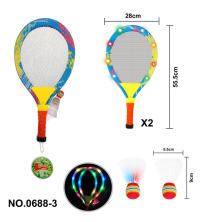 灯光布艺花纹网球拍玩具 体育玩具