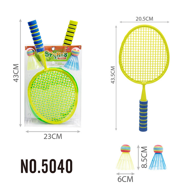 塑料羽毛球拍玩具 体育玩具（小）