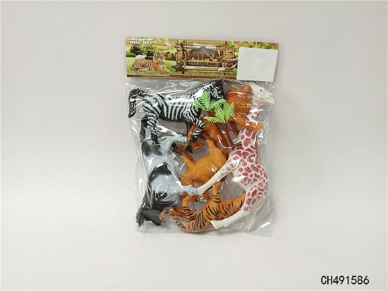 PVC袋装6只动物