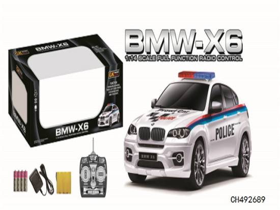 1:14 BMW X6 POLICE PROWL CAR