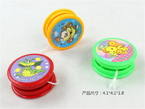 赠品玩具实色中溜溜球玩具 YOYO球玩具