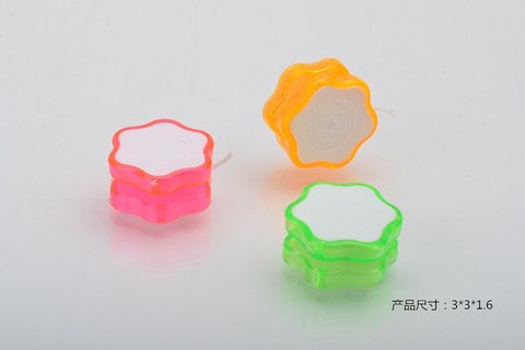 赠品玩具六角形梅花小溜溜球玩具 YOYO球玩具